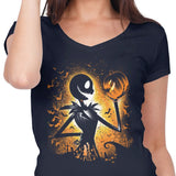 King of Halloween - Women's V-Neck