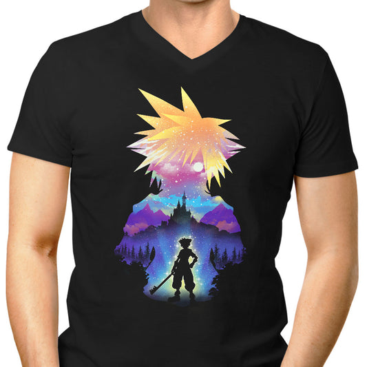 Kingdom Sora - Men's V-Neck