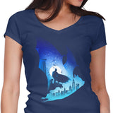 Knight's Bat - Women's V-Neck