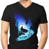 Knight's Bat - Men's V-Neck