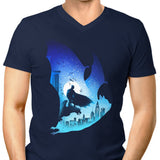 Knight's Bat - Men's V-Neck