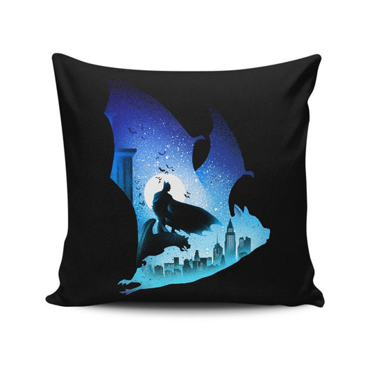 Knight's Bat - Throw Pillow