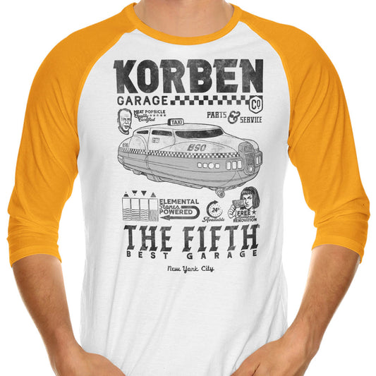 Korben Garage - 3/4 Sleeve Raglan T-Shirt