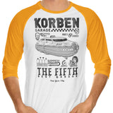 Korben Garage - 3/4 Sleeve Raglan T-Shirt
