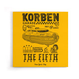 Korben Garage - Canvas Print