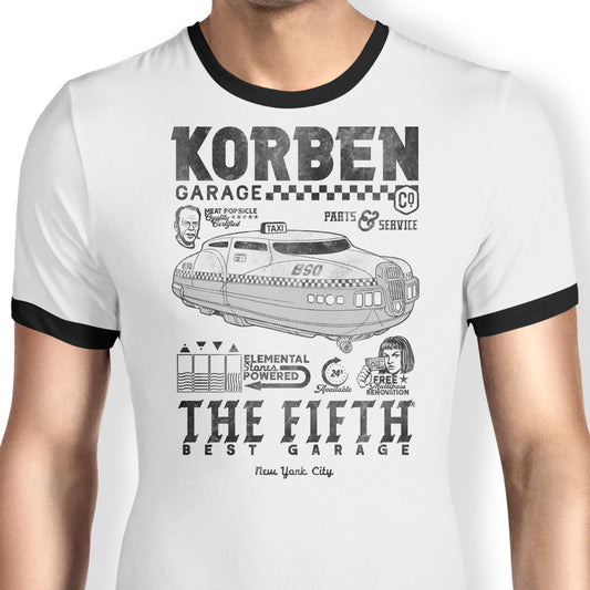 Korben Garage - Ringer T-Shirt