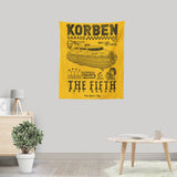 Korben Garage - Wall Tapestry