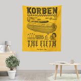 Korben Garage - Wall Tapestry