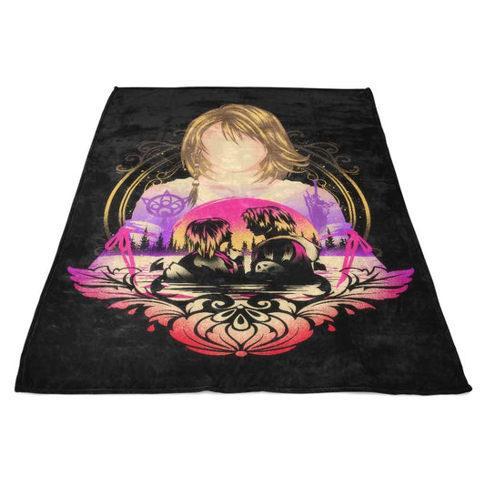 Lady Summoner - Fleece Blanket