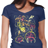 Larva Swarm - Women's V-Neck