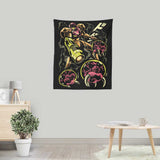 Larva Swarm - Wall Tapestry