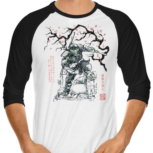 Last Ronin Sumi-e - 3/4 Sleeve Raglan T-Shirt