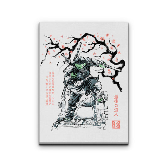Last Ronin Sumi-e - Canvas Print