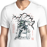 Last Ronin Sumi-e - Men's V-Neck
