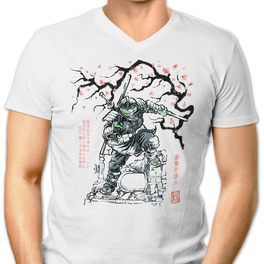 Last Ronin Sumi-e - Men's V-Neck