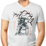 Last Ronin Sumi-e - Men's V-Neck