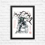 Last Ronin Sumi-e - Posters & Prints
