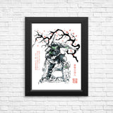 Last Ronin Sumi-e - Posters & Prints