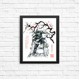 Last Ronin Sumi-e - Posters & Prints