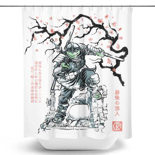 Last Ronin Sumi-e - Shower Curtain