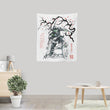 Last Ronin Sumi-e - Wall Tapestry