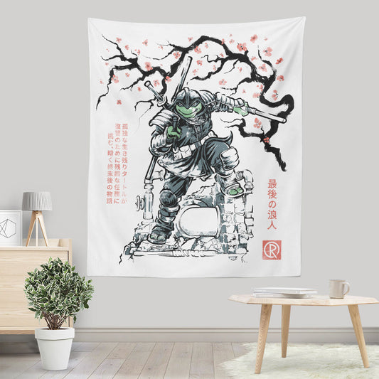 Last Ronin Sumi-e - Wall Tapestry