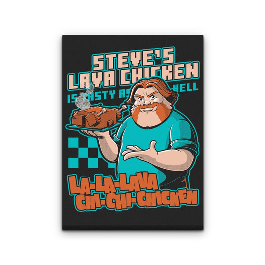 Lava Chicken - Canvas Print