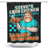 Lava Chicken - Shower Curtain