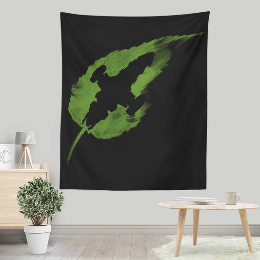 Leaf on the Wind - Wall Tapestry
