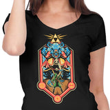 Legend of Power and Courage - Women's V-Neck