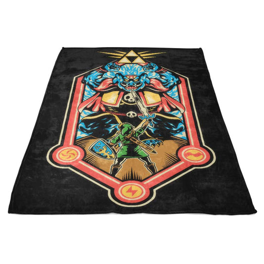 Legend of Power and Courage - Fleece Blanket