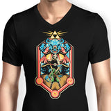 Legend of Power and Courage - Men's V-Neck