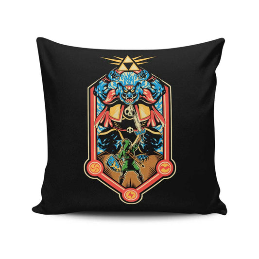 Legend of Power and Courage - Throw Pillow