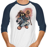 Legend of the Black Mage - 3/4 Sleeve Raglan T-Shirt
