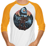 Legend of the Gentle Giant - 3/4 Sleeve Raglan T-Shirt