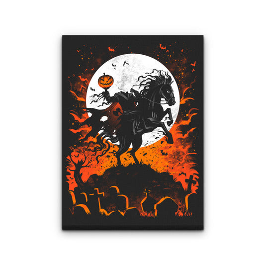Legend of the Headless Horseman - Canvas Print