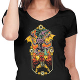Legend of the Space Dragon - Women's V-Neck