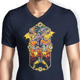 Legend of the Space Dragon - Men's V-Neck