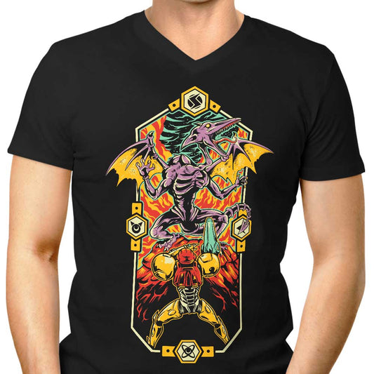 Legend of the Space Dragon - Men's V-Neck