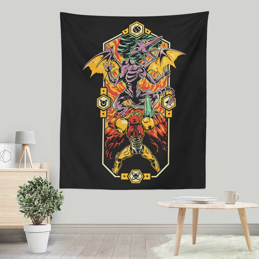 Legend of the Space Dragon - Wall Tapestry