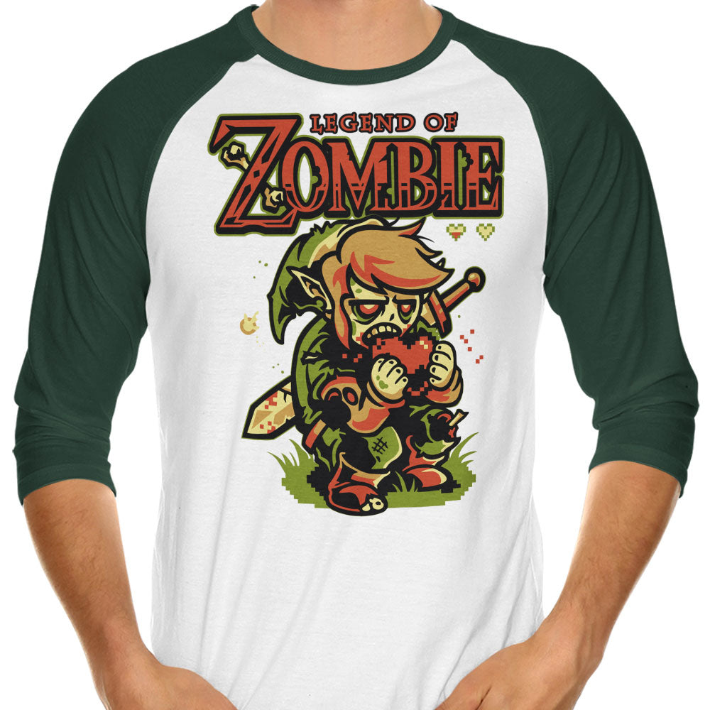 Legend of Zombies - 3/4 Sleeve Raglan T-Shirt