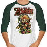 Legend of Zombies - 3/4 Sleeve Raglan T-Shirt