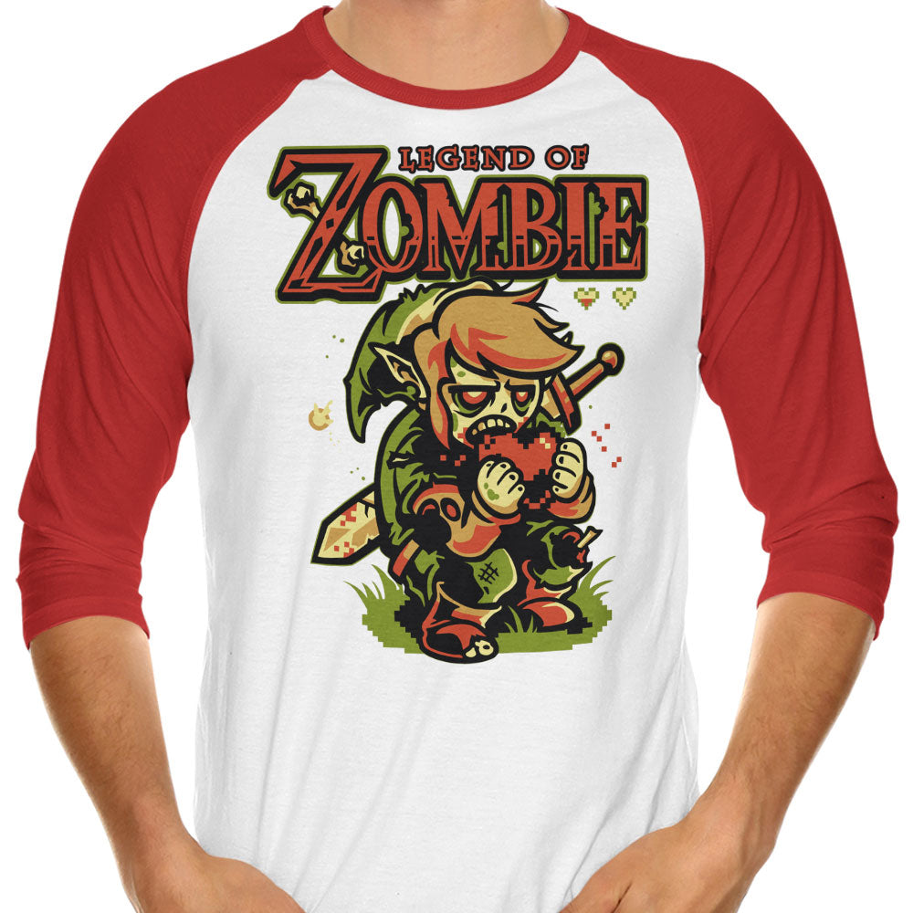 Legend of Zombies - 3/4 Sleeve Raglan T-Shirt