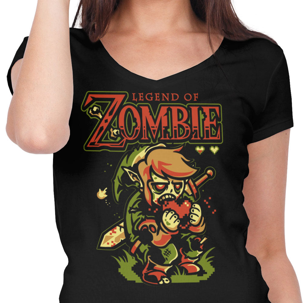 Legend of Zombies - Women's V-Neck