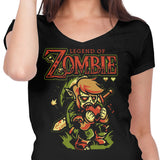 Legend of Zombies - Women's V-Neck