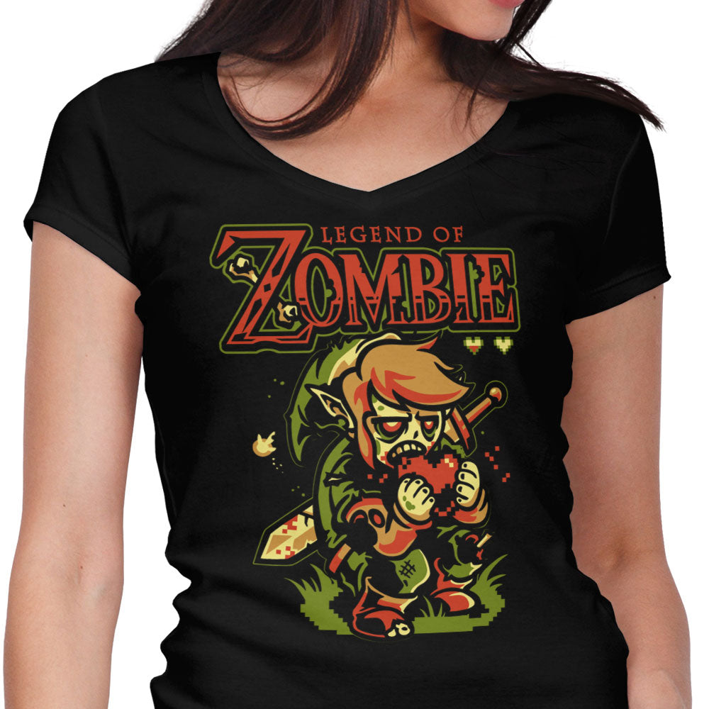 Legend of Zombies - Women's V-Neck
