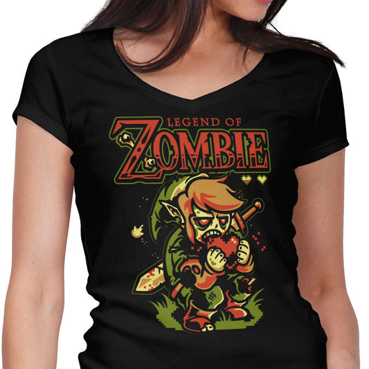 Legend of Zombies - Women's V-Neck