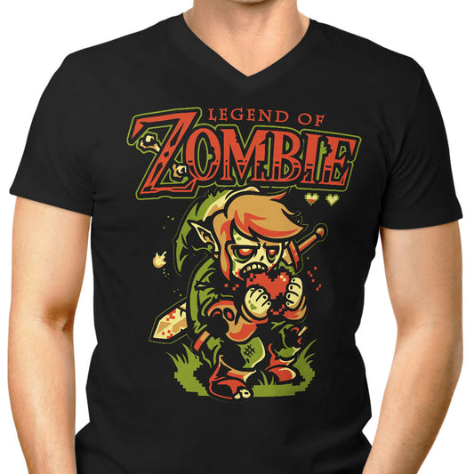Legend of Zombies - Men's V-Neck