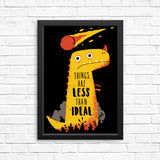 Less than Ideal - Posters & Prints
