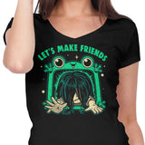 Let's Make Friends - Women's V-Neck